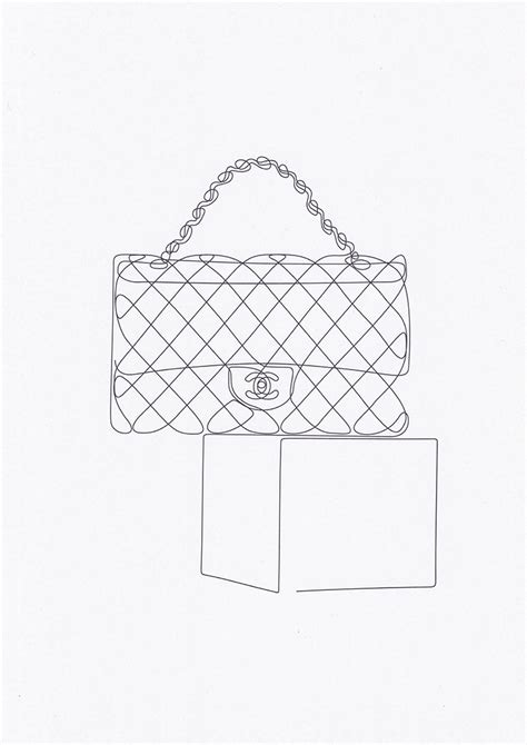 chanel bag design drawing|Chanel purse png.